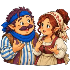 家族と落ち着いて話し合うカウジ