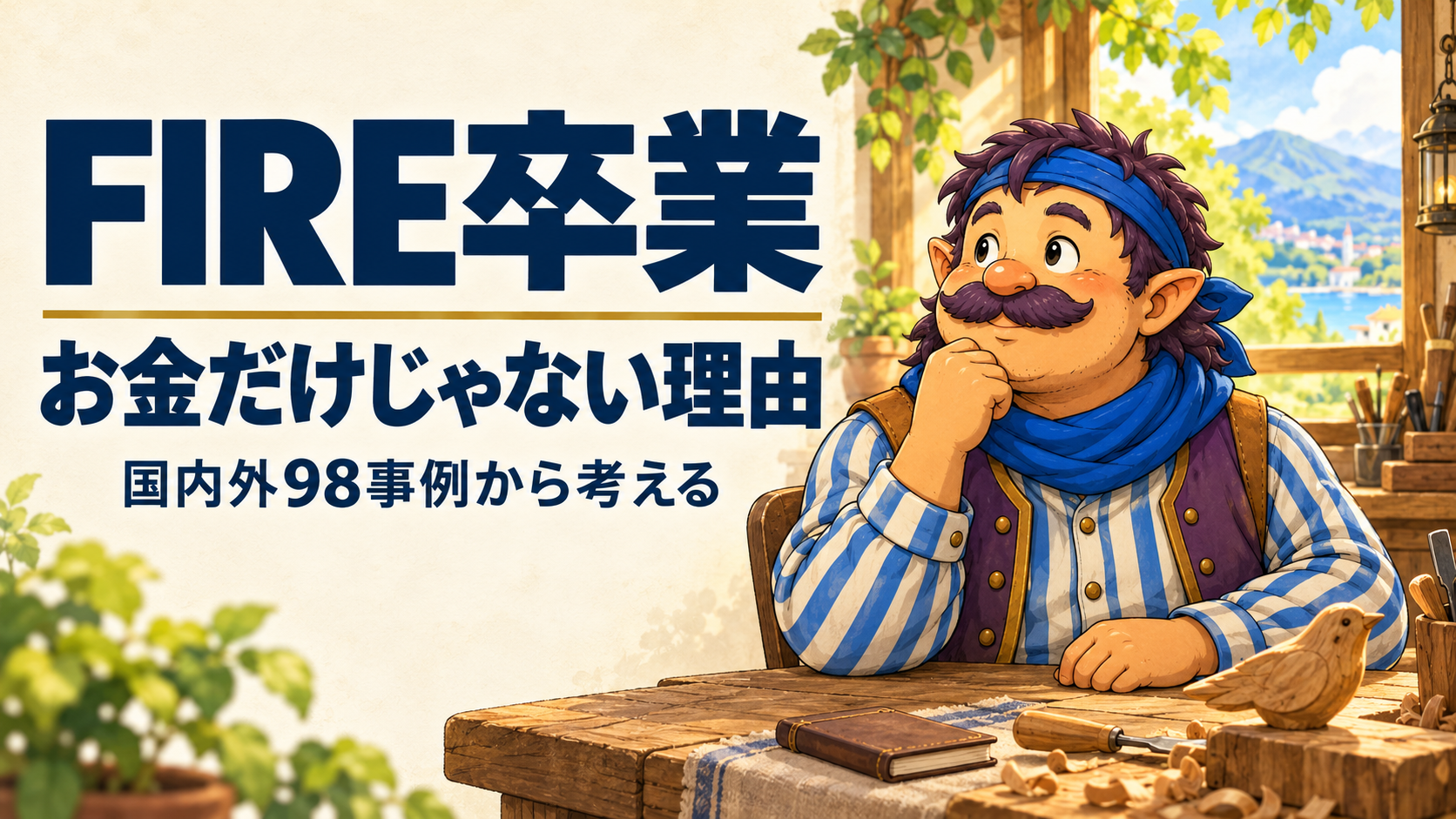 FIRE卒業の理由を国内外98事例から考えるカウジ